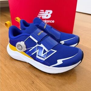 New Balance Kids Blue and Yellow Sneakers